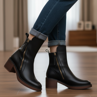 Bérénice | Bottines zippées talon confort Isabelle