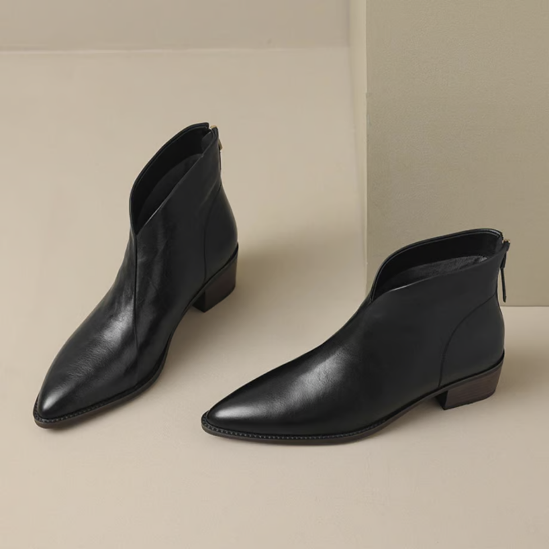 Solène | Bottines élégantes en cuir