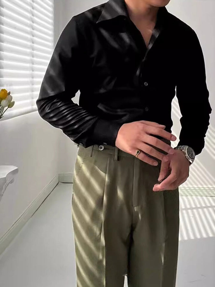 Chemise athlétique italienne pour homme en bambou
