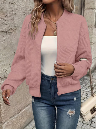 Ninon | Veste zippée solide pour femmes