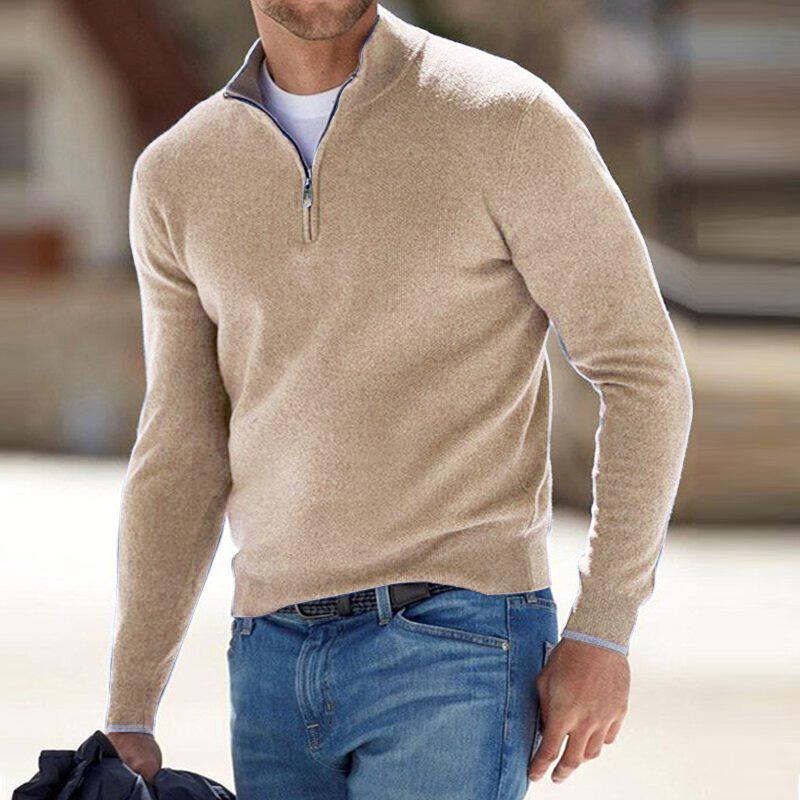 Pull zippé pour homme