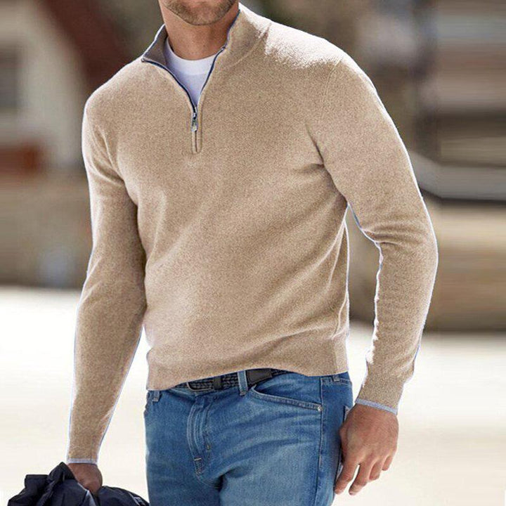 Pull zippé pour homme