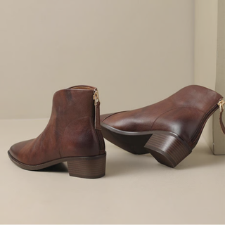 Solène | Bottines élégantes en cuir