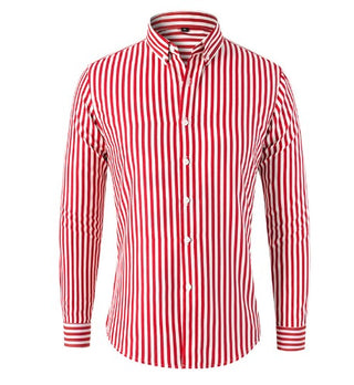 Chemise à rayures décidées pour homme