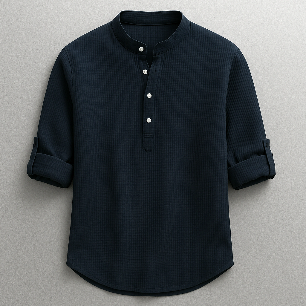 Chemise classique en lin pour homme