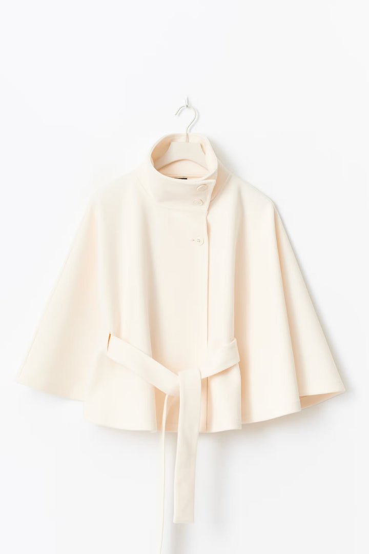 Beaumont Nice | Manteau cape à ceinture pour femmes