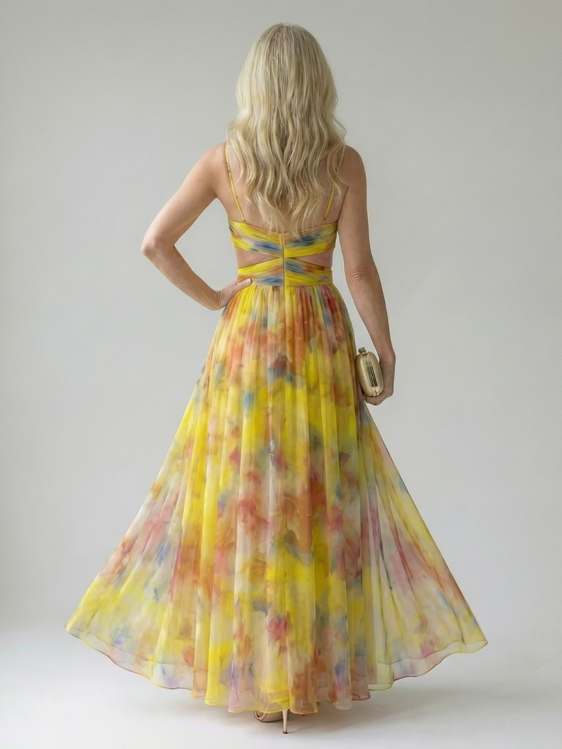Élodie | Robe maxi à enveloppe douce Isel