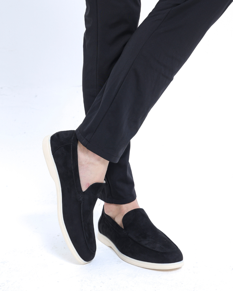 Mocassins en cuir suede
