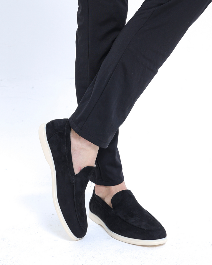 Mocassins en cuir suede