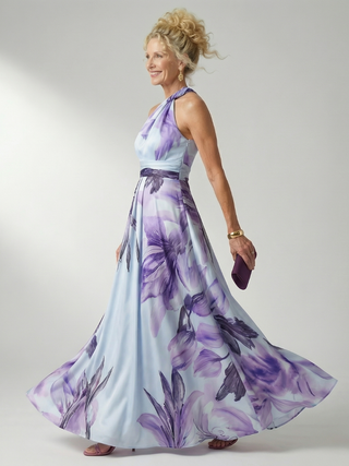 Charlotte | Robe maxi fleurie légère Amiel