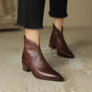 Solène | Bottines élégantes en cuir