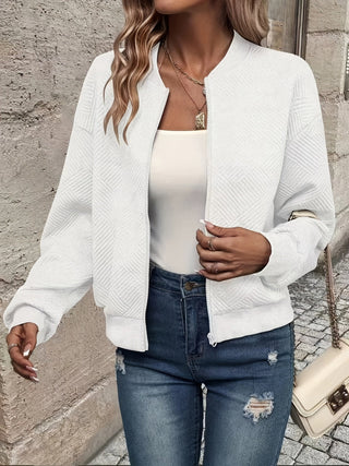 Ninon | Veste zippée solide pour femmes