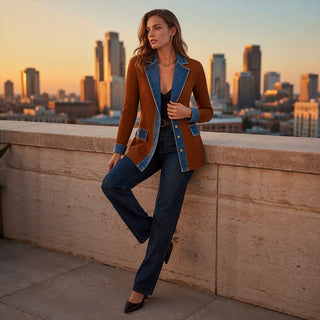 Garance | Manteau ribbé élégant pour femmes