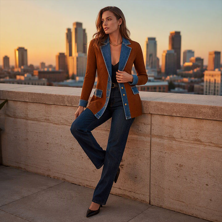 Garance | Manteau ribbé élégant pour femmes
