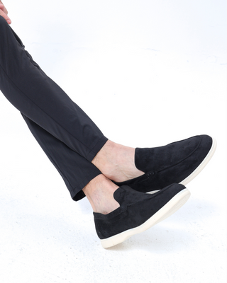 Mocassins en cuir suede