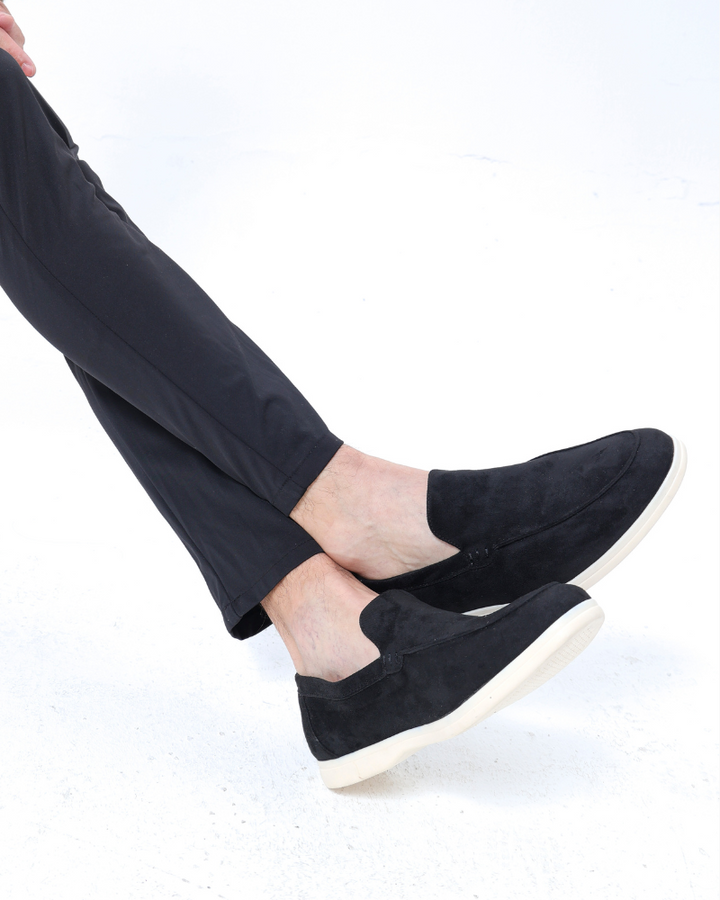 Mocassins en cuir suede