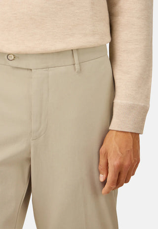 Baptiste | Pantalon ajusté en coton à cordon de serrage
