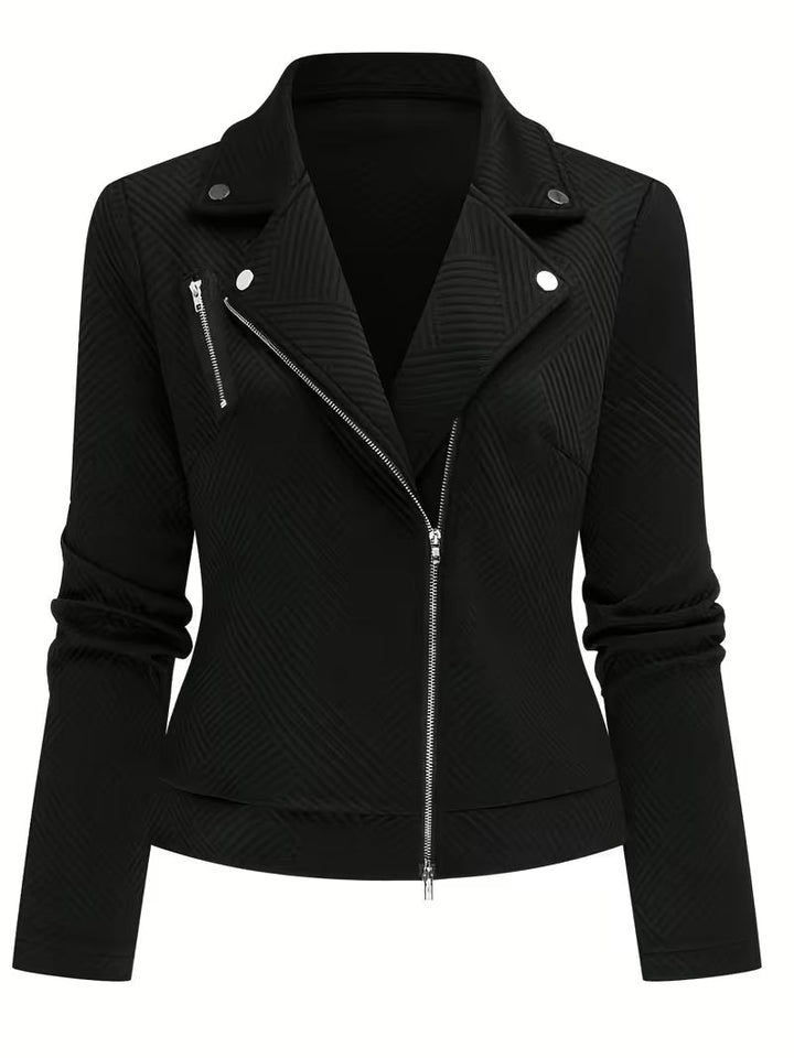Simone | Veste biker géométrique pour femmes