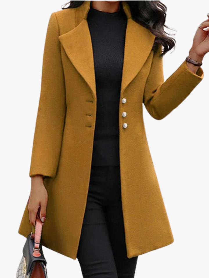 Joëlle | Manteau mélange de laine pour femmes