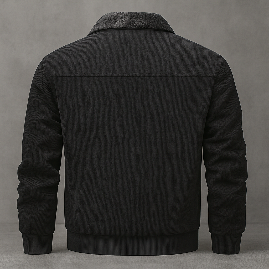 Veste pour homme avec fausse fourrure