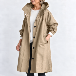 Séverine | Trench long à capuche pour femmes