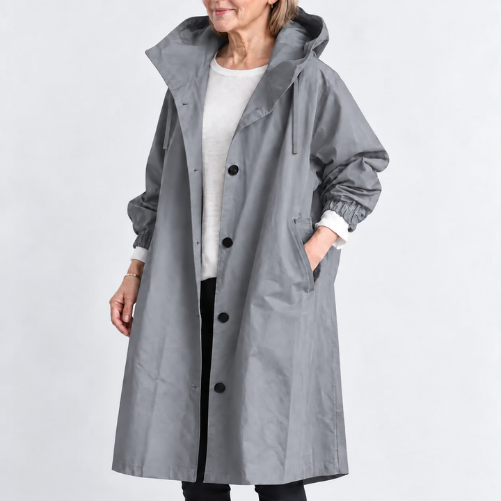 Séverine | Trench long à capuche pour femmes