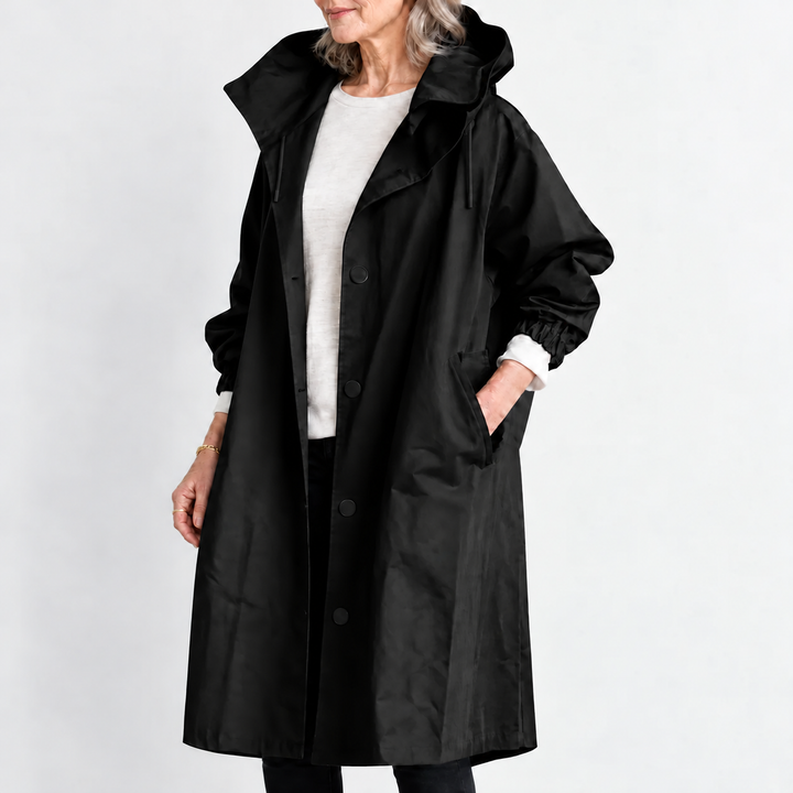 Séverine | Trench long à capuche pour femmes
