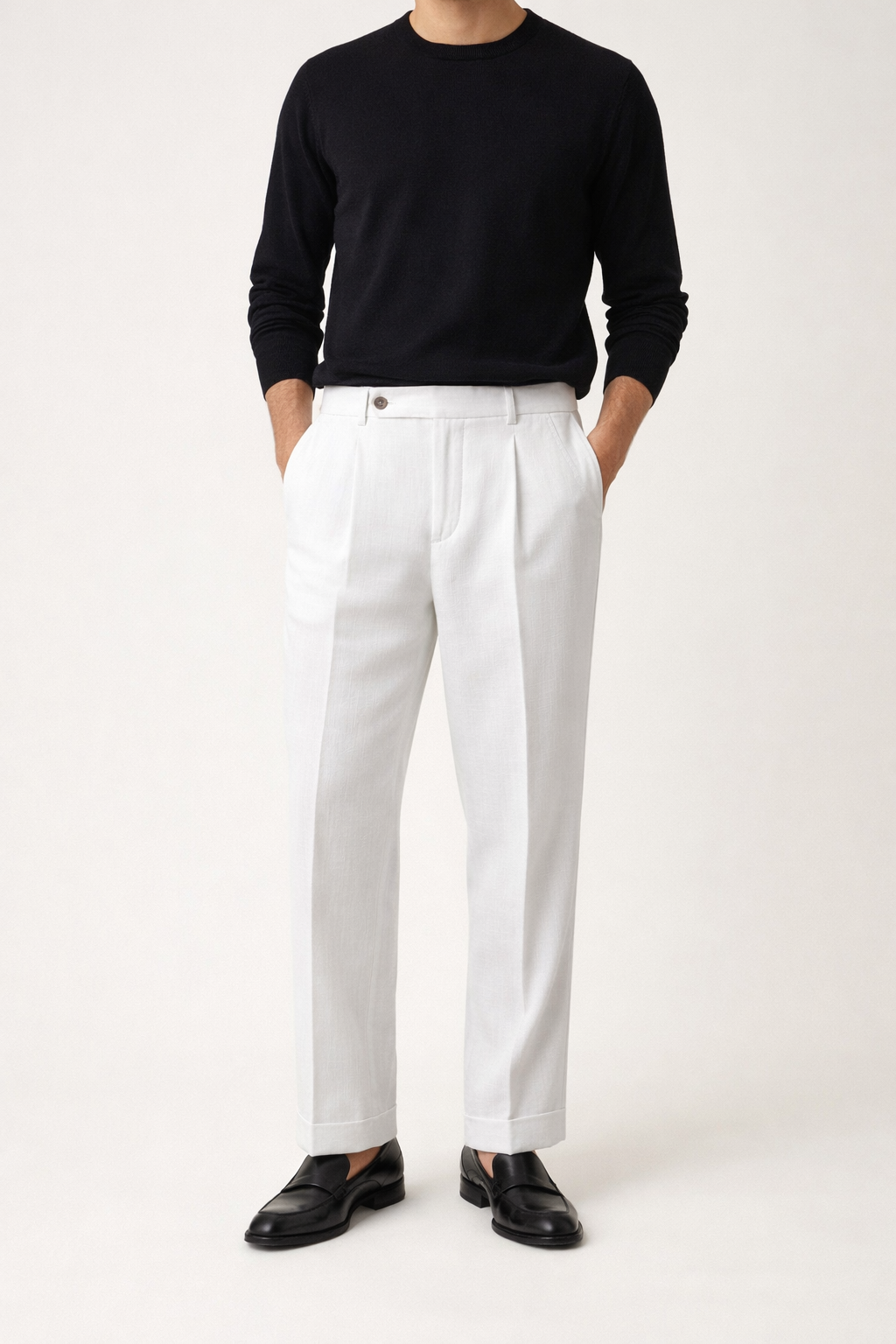 Gaspard | Pantalon en lin à cordon de serrage
