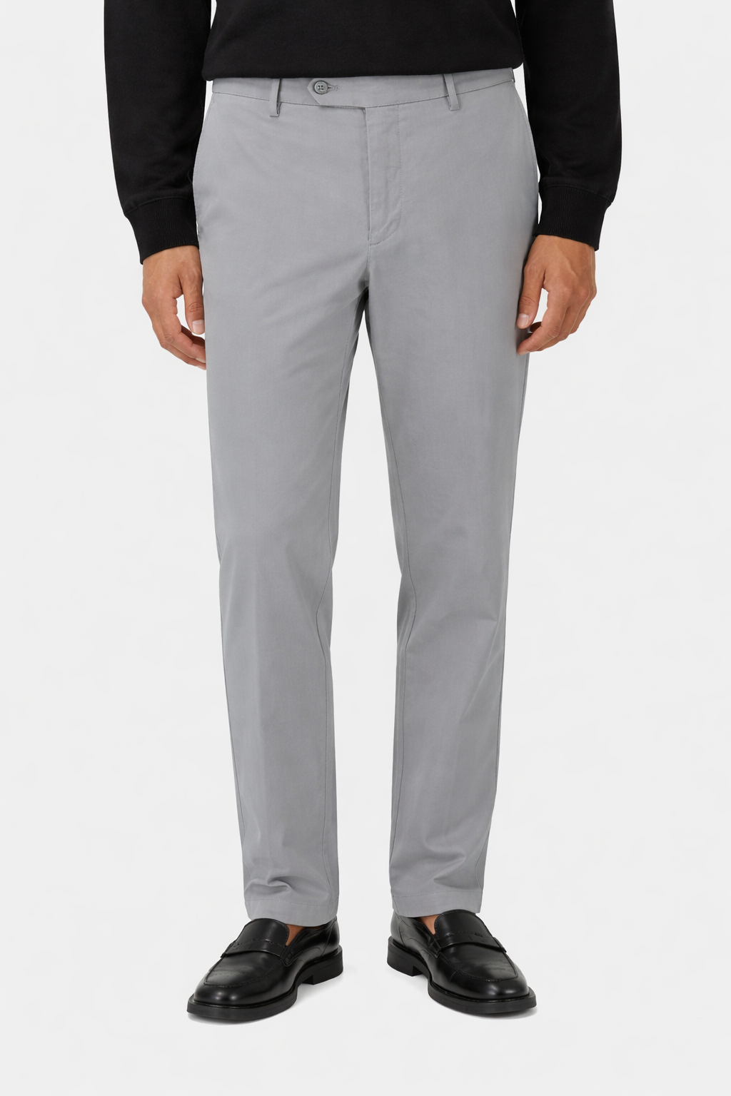 Baptiste | Pantalon ajusté en coton à cordon de serrage