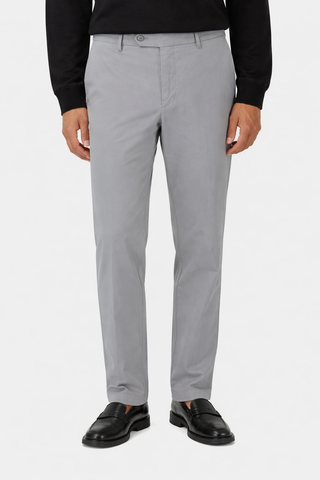 Baptiste | Pantalon ajusté en coton à cordon de serrage