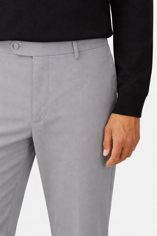 Baptiste | Pantalon ajusté en coton à cordon de serrage