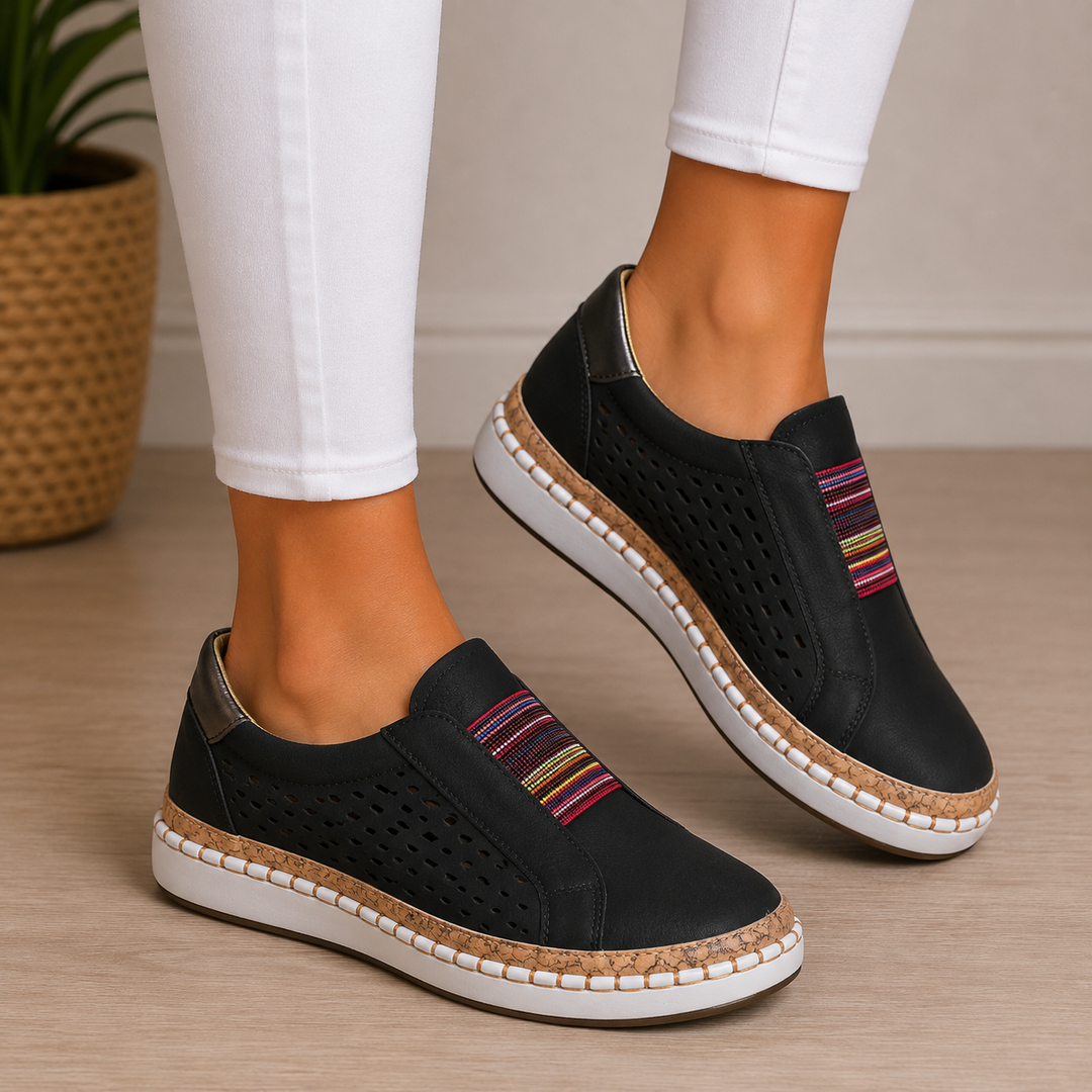 Rose | Mocassins confort sans lacets Sandrine
