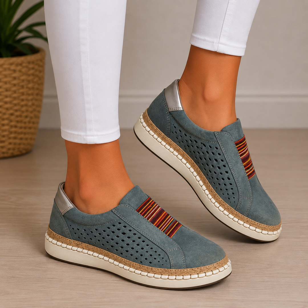 Rose | Mocassins confort sans lacets Sandrine