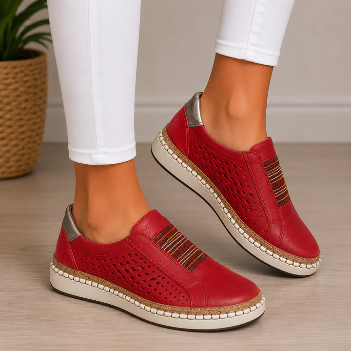 Rose | Mocassins confort sans lacets Sandrine