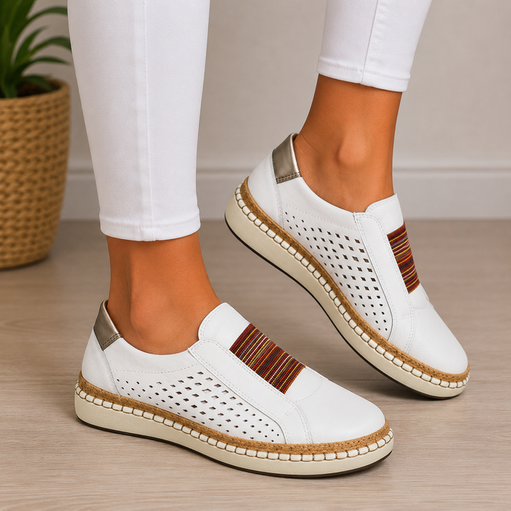 Rose | Mocassins confort sans lacets Sandrine