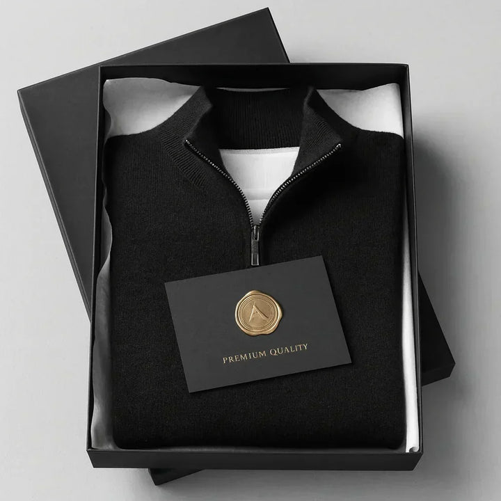 Pull zippé pour homme