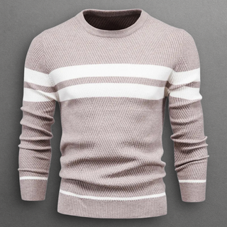 Pull rayé pour homme