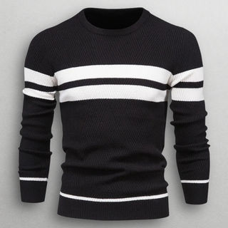 Pull rayé pour homme