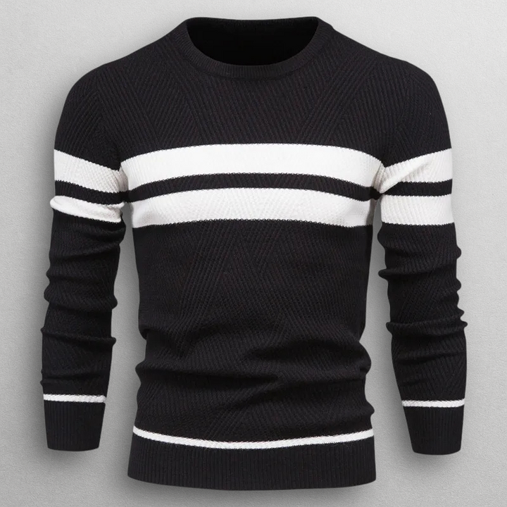 Pull rayé pour homme