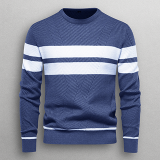 Pull rayé pour homme
