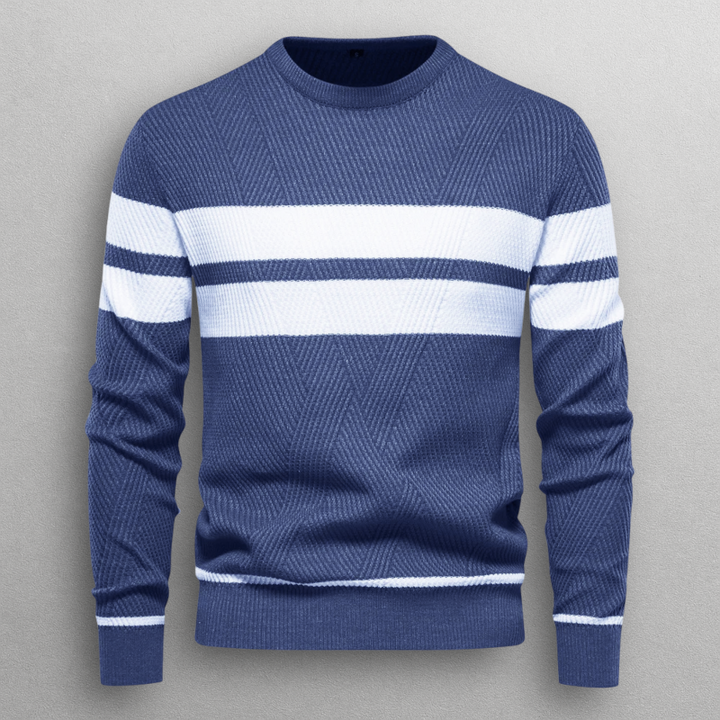 Pull rayé pour homme