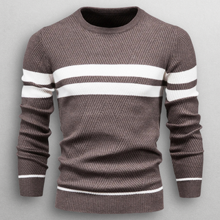 Pull rayé pour homme