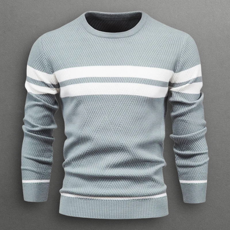 Pull rayé pour homme