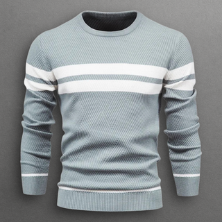 Pull rayé pour homme