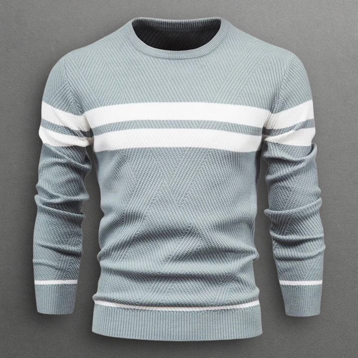 Pull rayé pour homme
