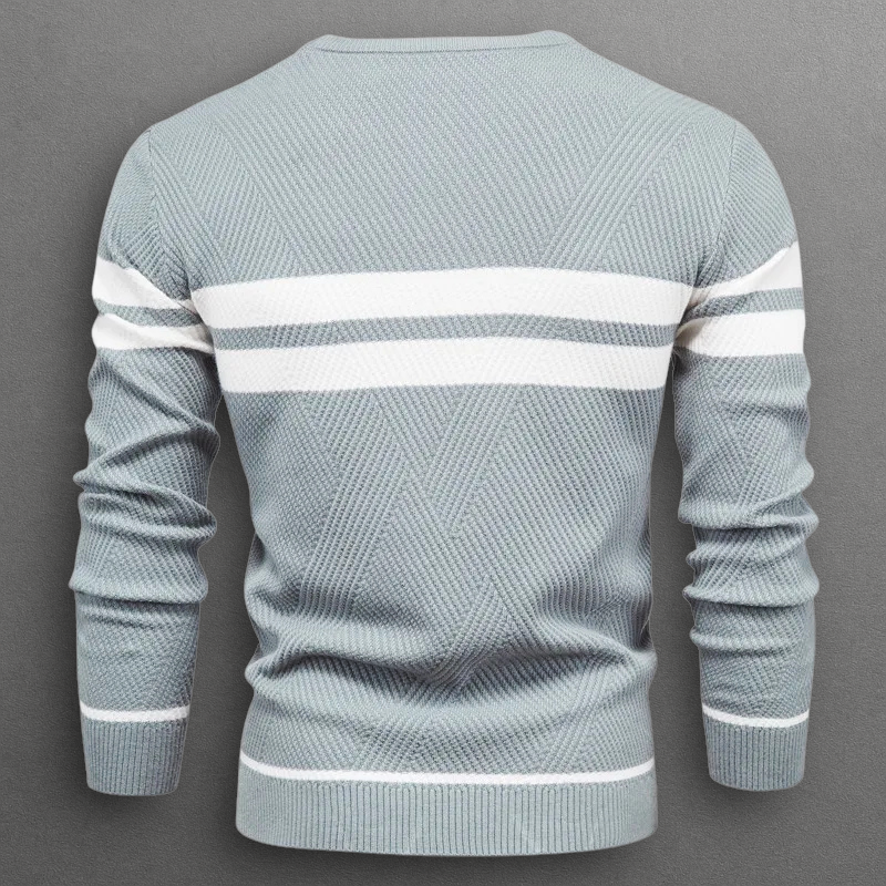 Pull rayé pour homme