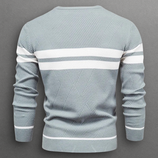 Pull rayé pour homme