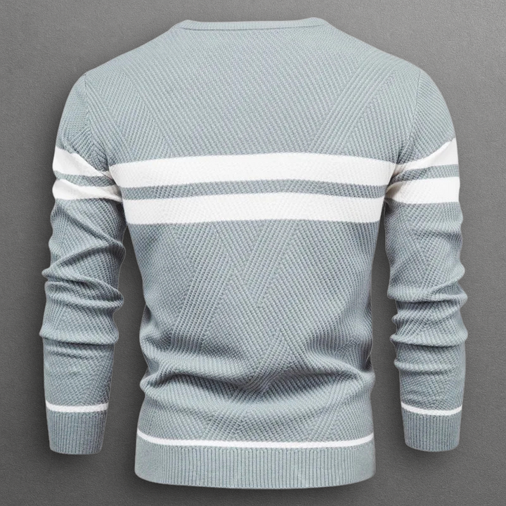 Pull rayé pour homme