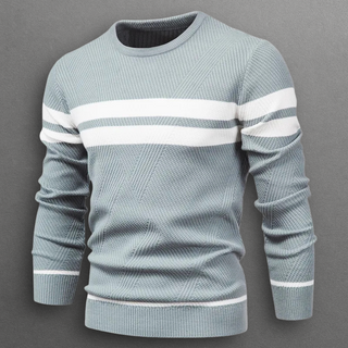 Pull rayé pour homme