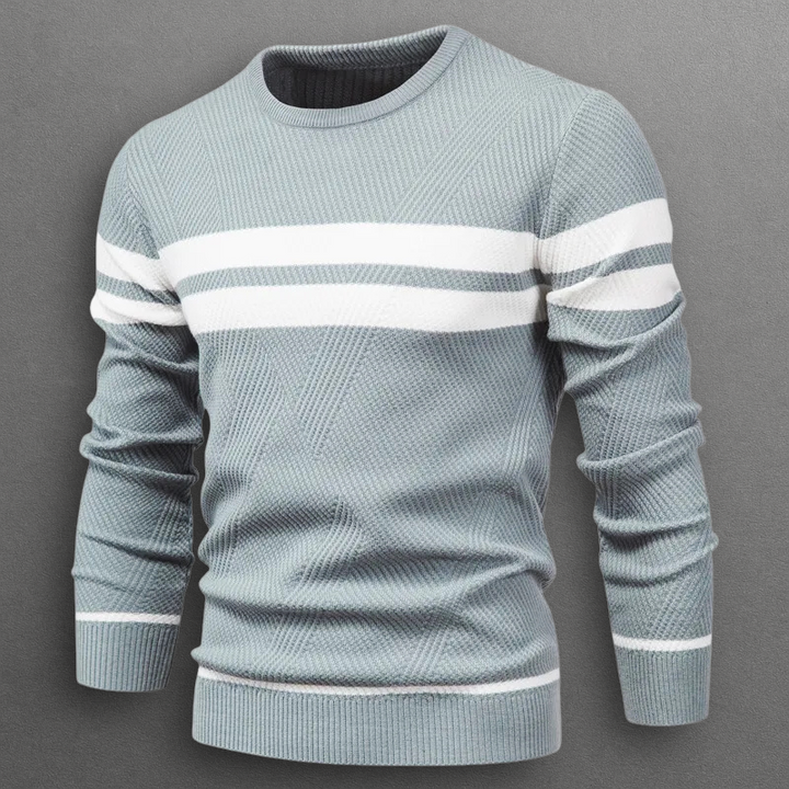Pull rayé pour homme